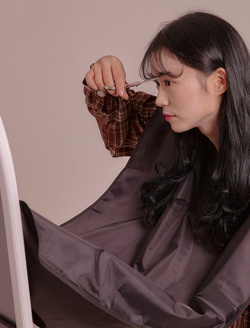 Care item) Self Fringe Cut Bow