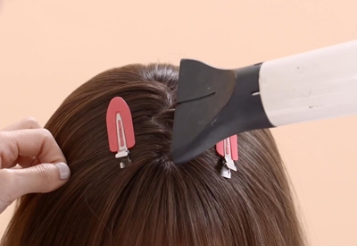 Styling) Full wig, parting the crown & adding volume