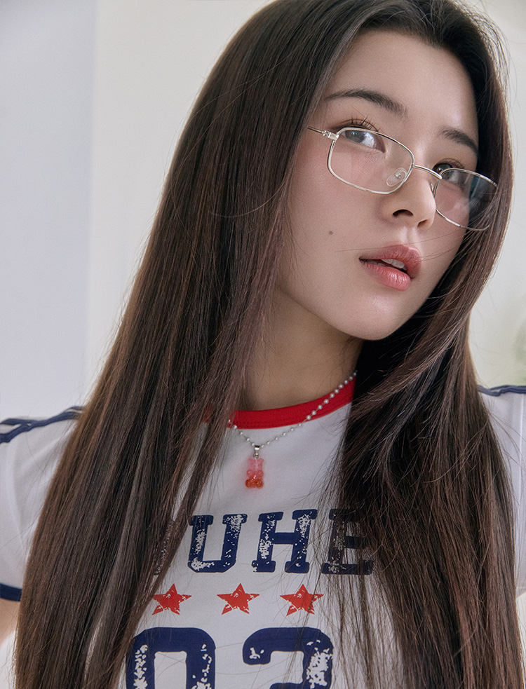 Light half wig) Straight Nina (60cm)