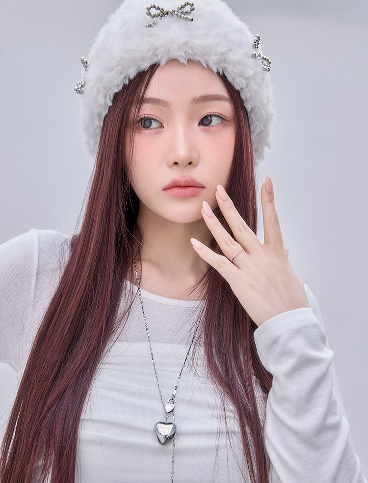 Handmade Full wig) Straight 25Inch slick cut (most yarns) ★Burgundy★