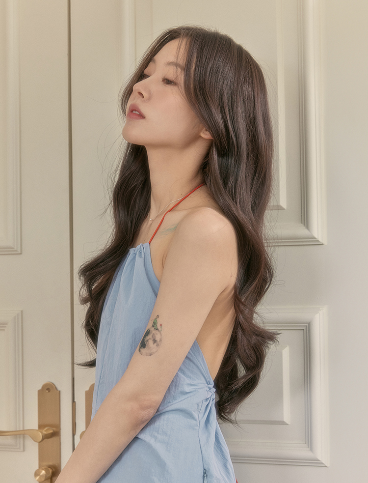 Top open Half Wig) Soft Wind Perm (Suprme Fiber)