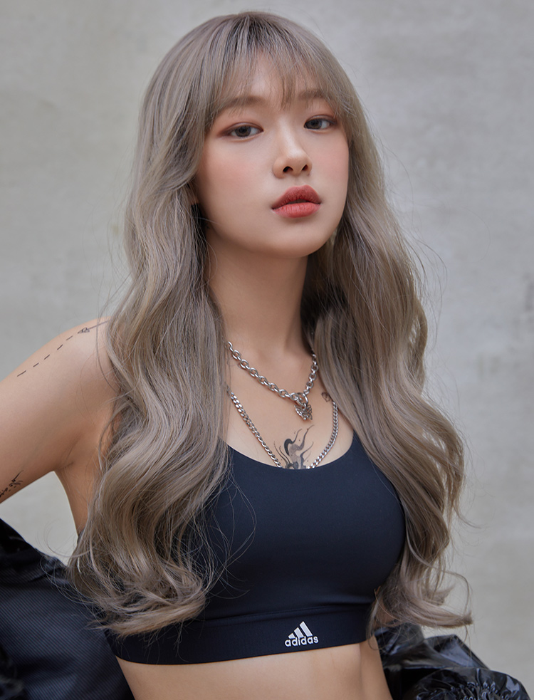 Salon Color Full wig) Grace Perm Christina (Misty)