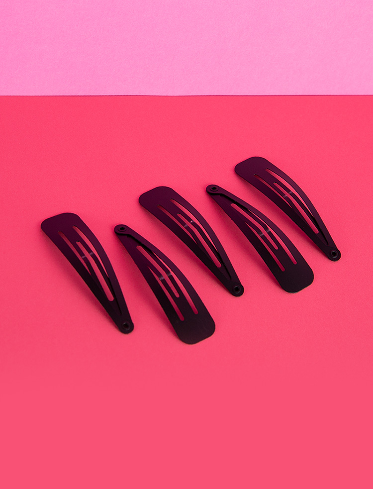 Care item) Hair Fix Snap clip (L/ S) 2 types (5,7cm)