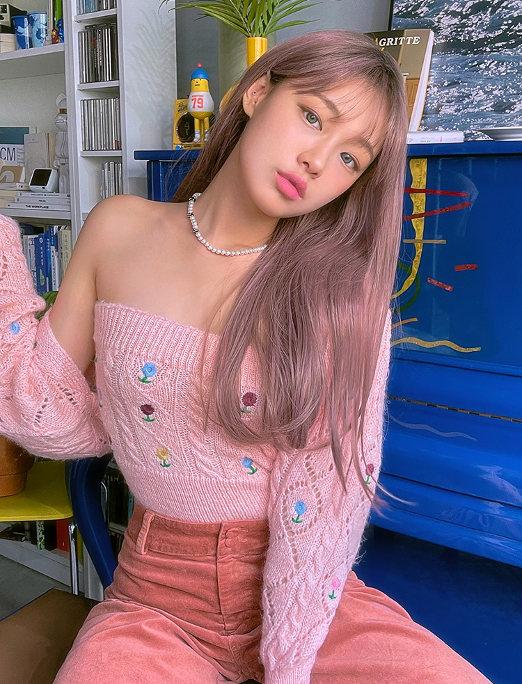 Festival ♥ Salon curler Full wig) layered Ccurl perm Love Today (Misty)