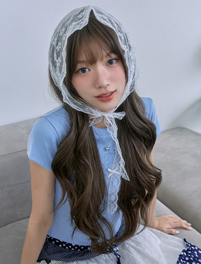 Non-clip Full wig) Extreme Fairy Perm Kira (Misty)