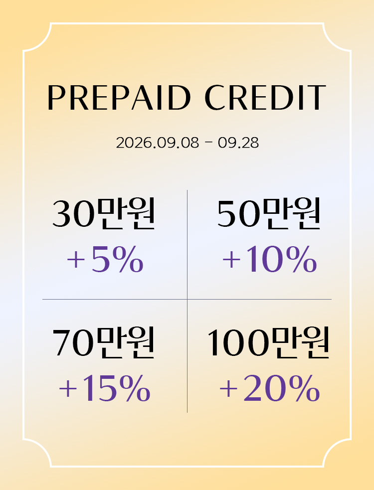 ★Limited time★) Special promotion for prepaid vouchers