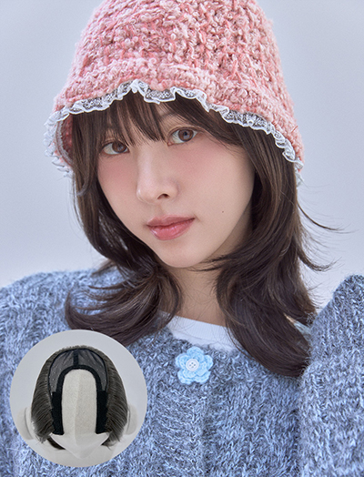 Hat Wig) Short & Medium Style 3 Types (Race Cool Cap)