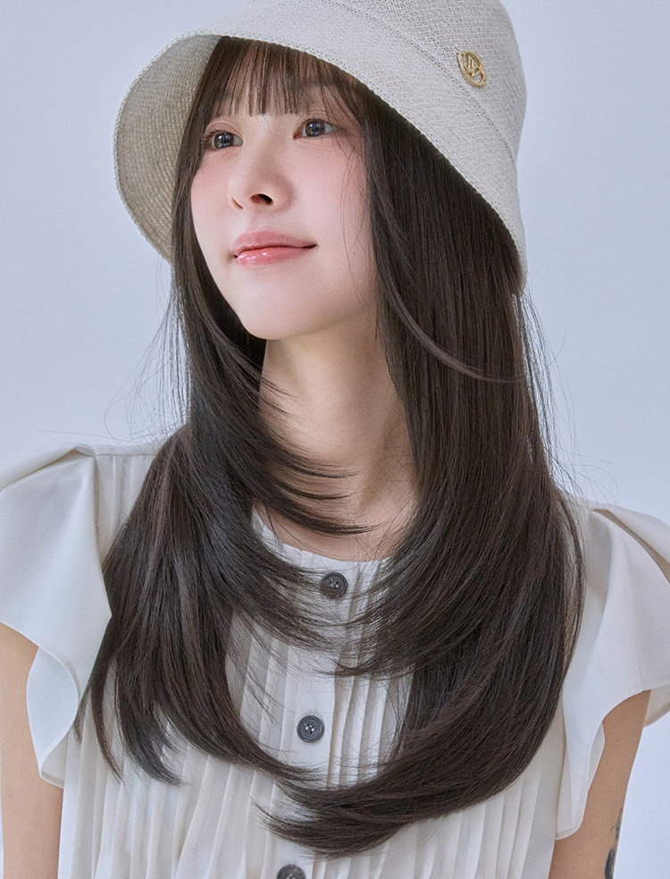 [Wig Hat] Soft layered Sasha (Boxer style Velcro + Bangs Kit)